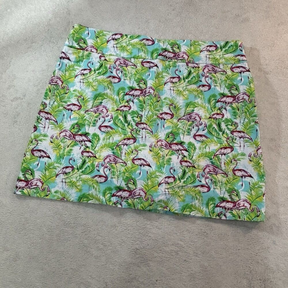 Attyre Athletic Pull On Skort Size 12 Green Golf Pickleball Tennis